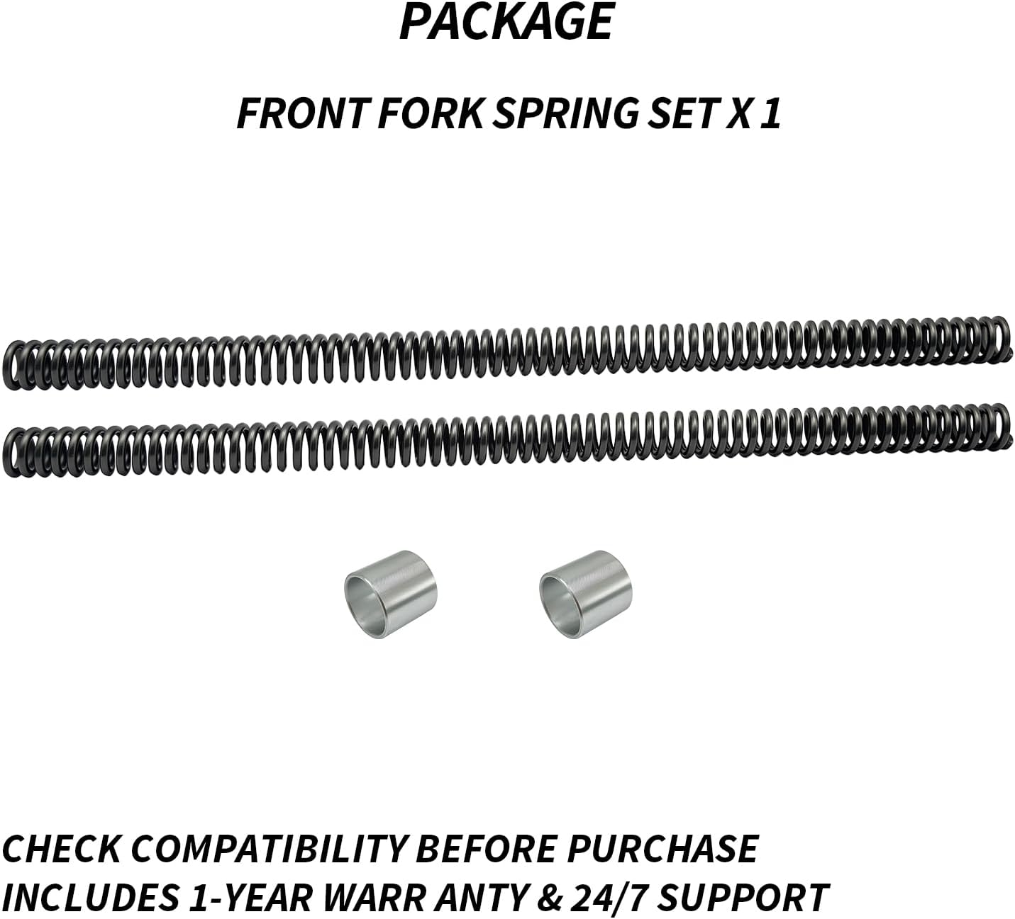 Heavy Duty Front Fork Spring for CRF110 CRF110F 2013-2026 OEM# 650-HCF-1105