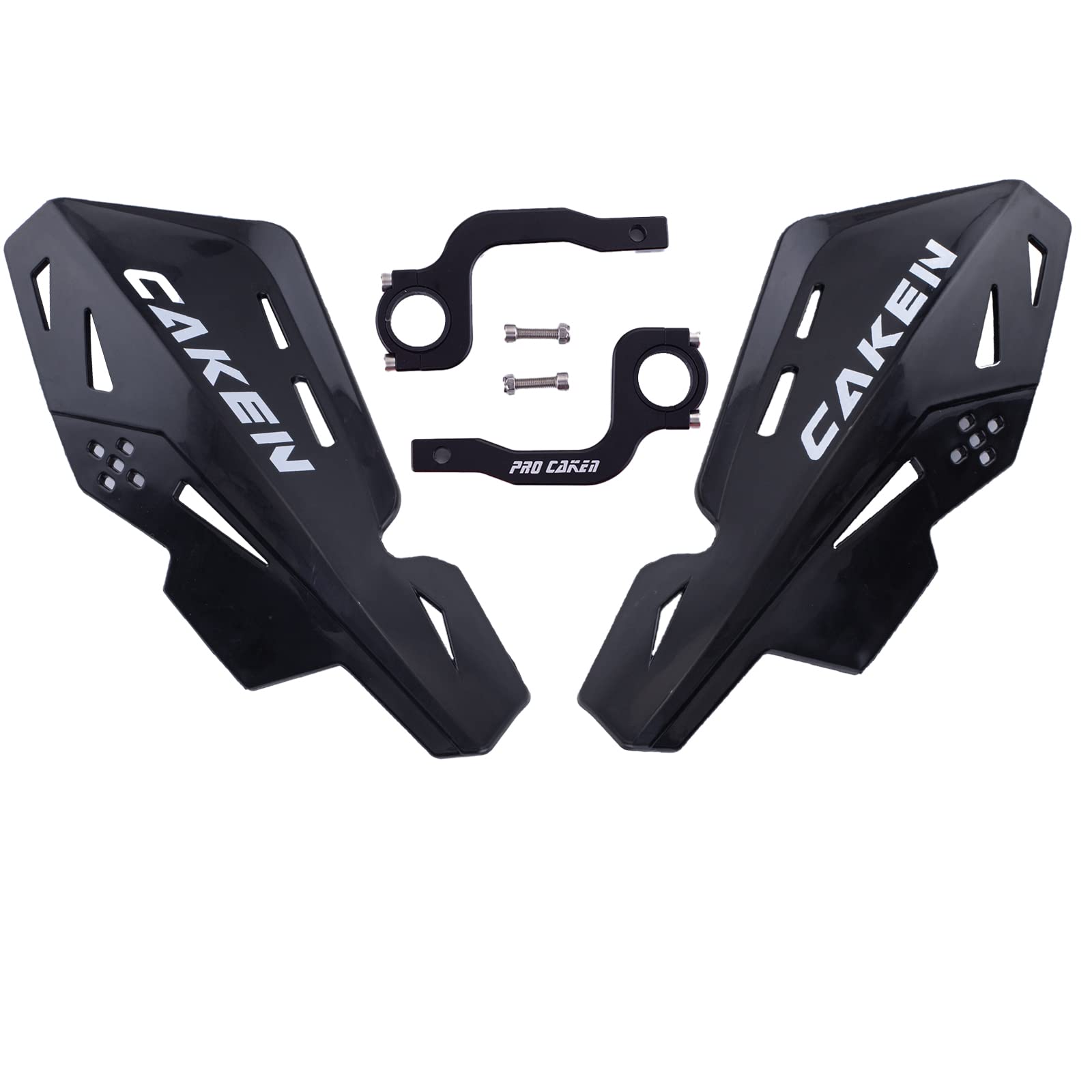 Universal 7/8" 22mm and 1 1/8" 28mm Handle Bar Hand Guards CNC Bracket for Dirt Bike Motocross ATV Scooter for CRF KLX KX LTR TRX SX SXF EXC XCW Grizzly Hawk 250 Bicycles-Red
