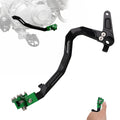JFG RACING Brake Pedal Foot Lever for KLX110,Folding Dirt Bike Rear Brake CNC Forging Aluminum Alloy for KLX 110/KLX110L 2010-2024 Green