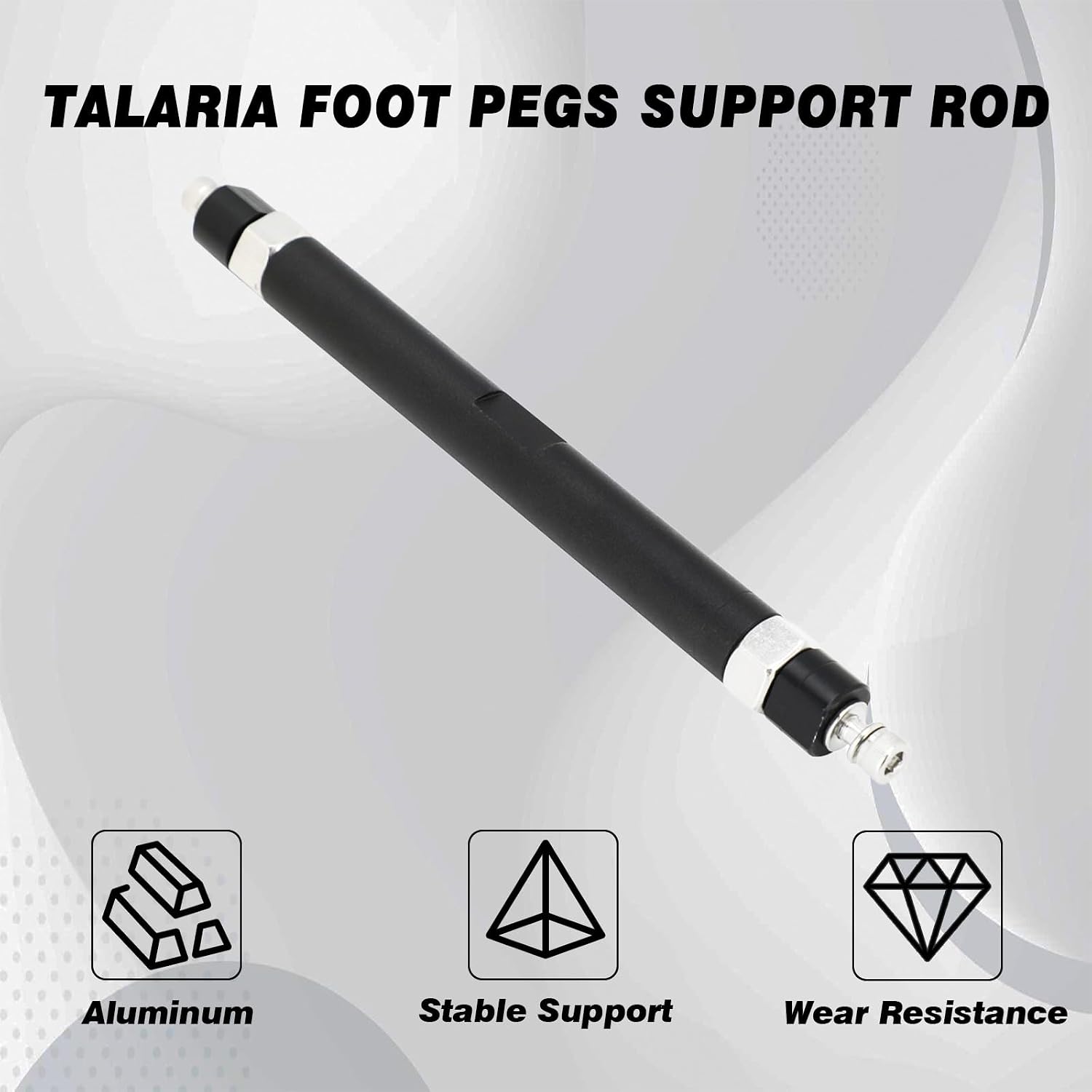 CHANGCHENG Motorcycle Foot Bracket Foot Pegs Bracket Brace CNC Aluminum Electric Dirt Bike Foot Support Rod for Talaria Sting MX3 MX4 MX5