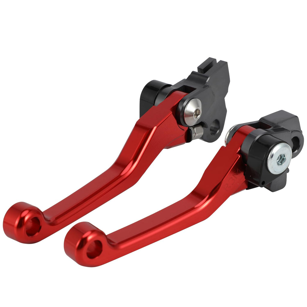 Brake Clutch Levers for KLX 110 KLX110 2002-2025 KLX110L 2010-2025 Dirt Pit Bike Adjustable CNC Lever Pivot Set Secure Vibrant Anodized Green