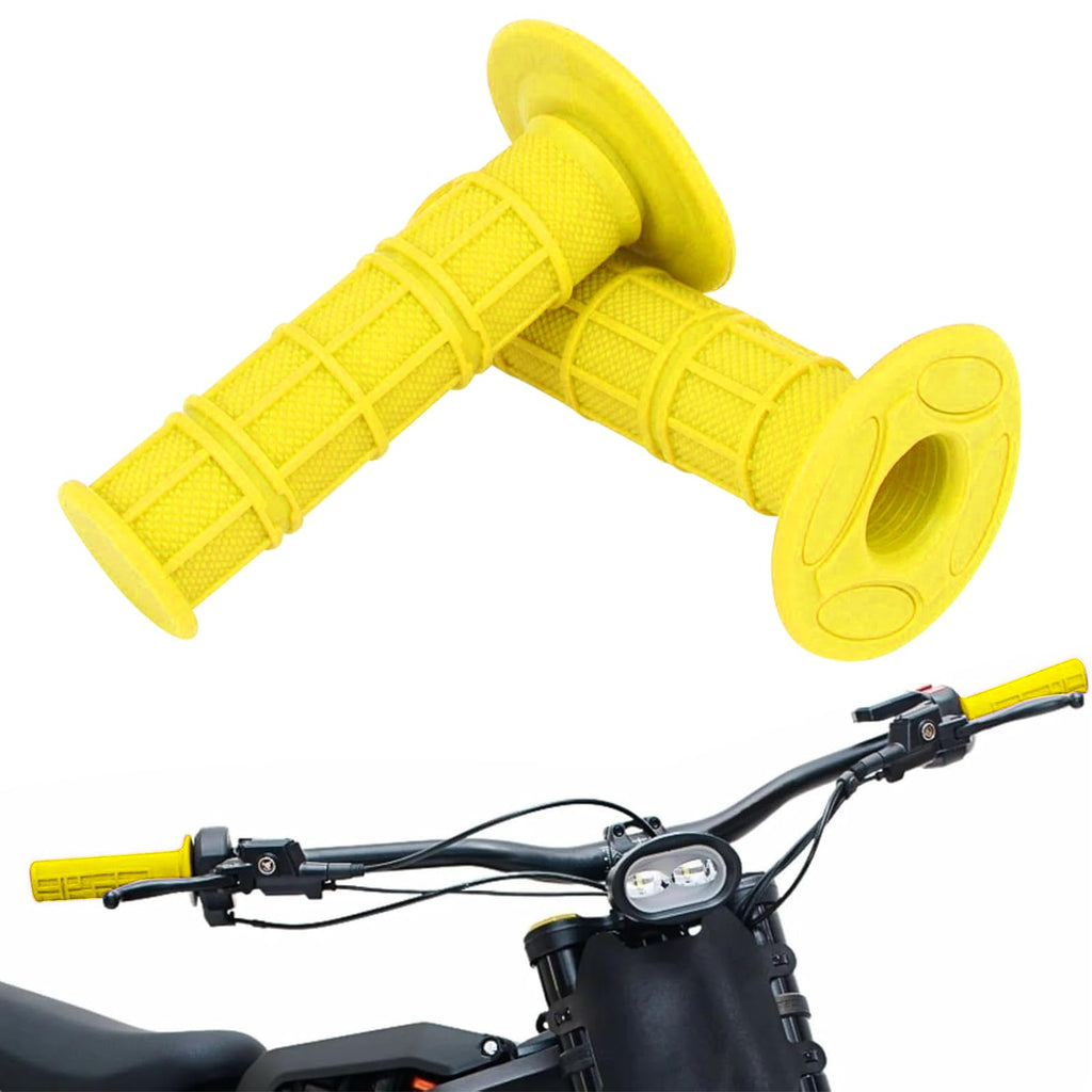 Sur Ron Handlebar Grips, 7/8" Rubber Handle Grips Universal for Surron LBX Talaria Sting R MX3/R MX4 Talaria X3 XXX E-Ride Pro SS/S Electric Dirt Bike