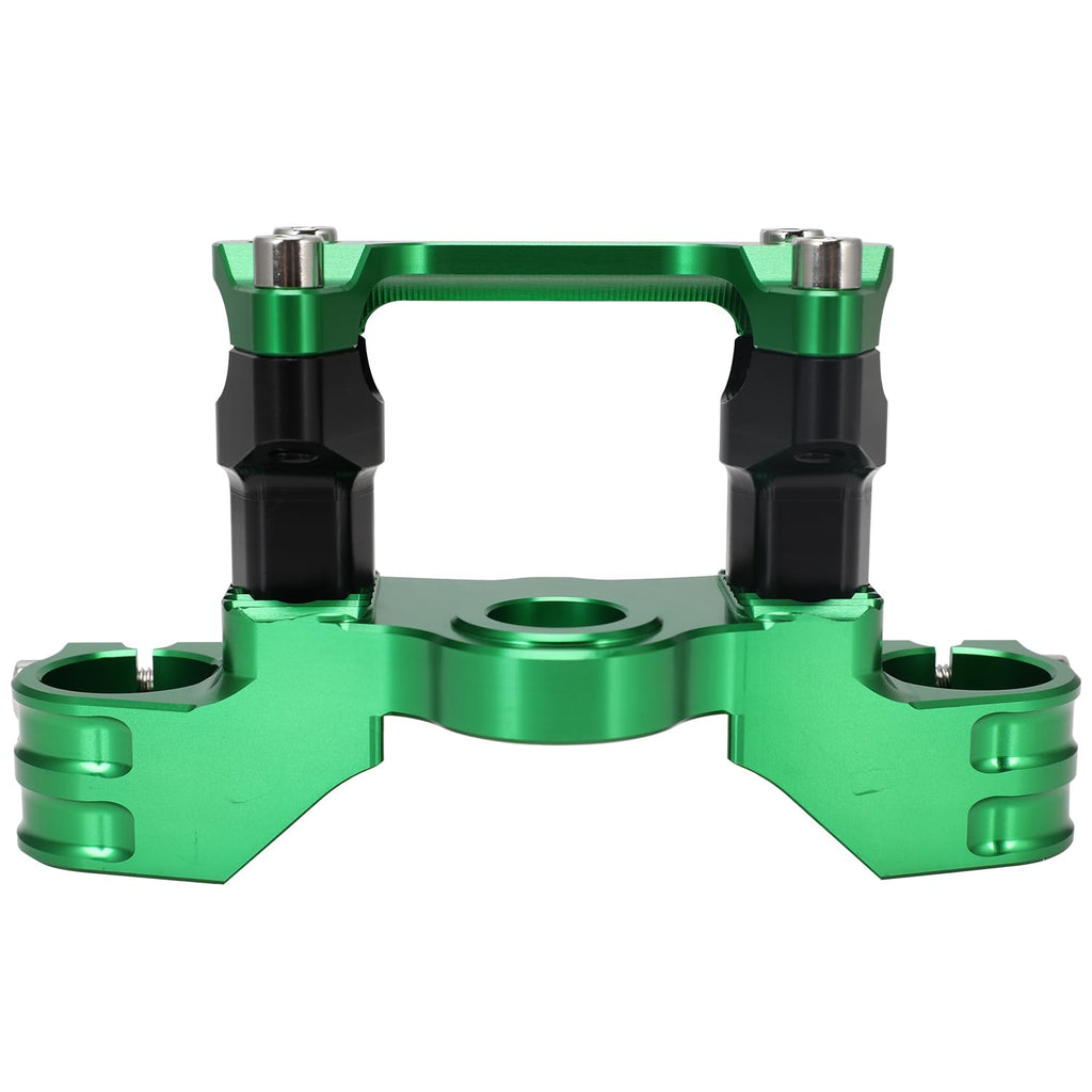 Motorcycle Top Triple Clamp 7/8" 22MM Upper Triple Tree Bar Mount with Risers Set CNC for CRF110 CRF110F 2013-2024 CRF125F CRF125FB 2019-2024 CRF 110F 125F 125FB Red