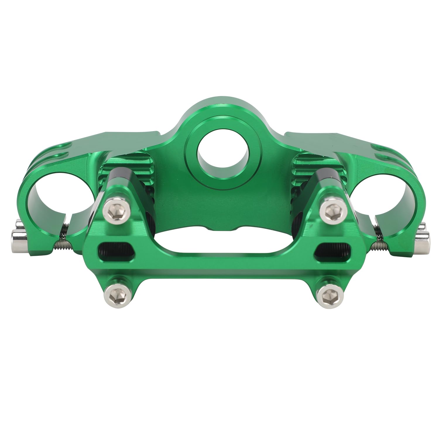 Motorcycle Top Triple Clamp 7/8" 22MM Upper Triple Tree Bar Mount with Risers Set CNC for CRF110 CRF110F 2013-2024 CRF125F CRF125FB 2019-2024 CRF 110F 125F 125FB Red