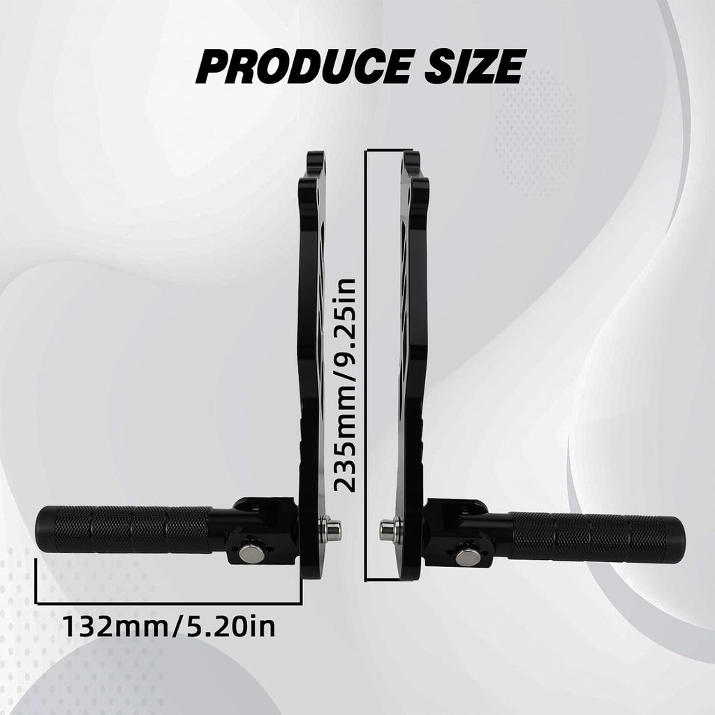 Dirt Bike Rear Foot Pegs for Talaria MX3/MX4/MX5，Passenger Pedal Bracket | CNC Aluminum Rest Footrests for Talaria MX3/MX4/MX5
