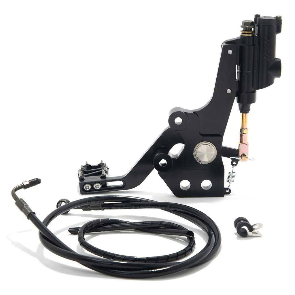TOFR Hydraulic Rear Foot Brake Dual Caliper Bracket for Talaria Sting MX3 / R MX4 Mineral Oil Aluminum