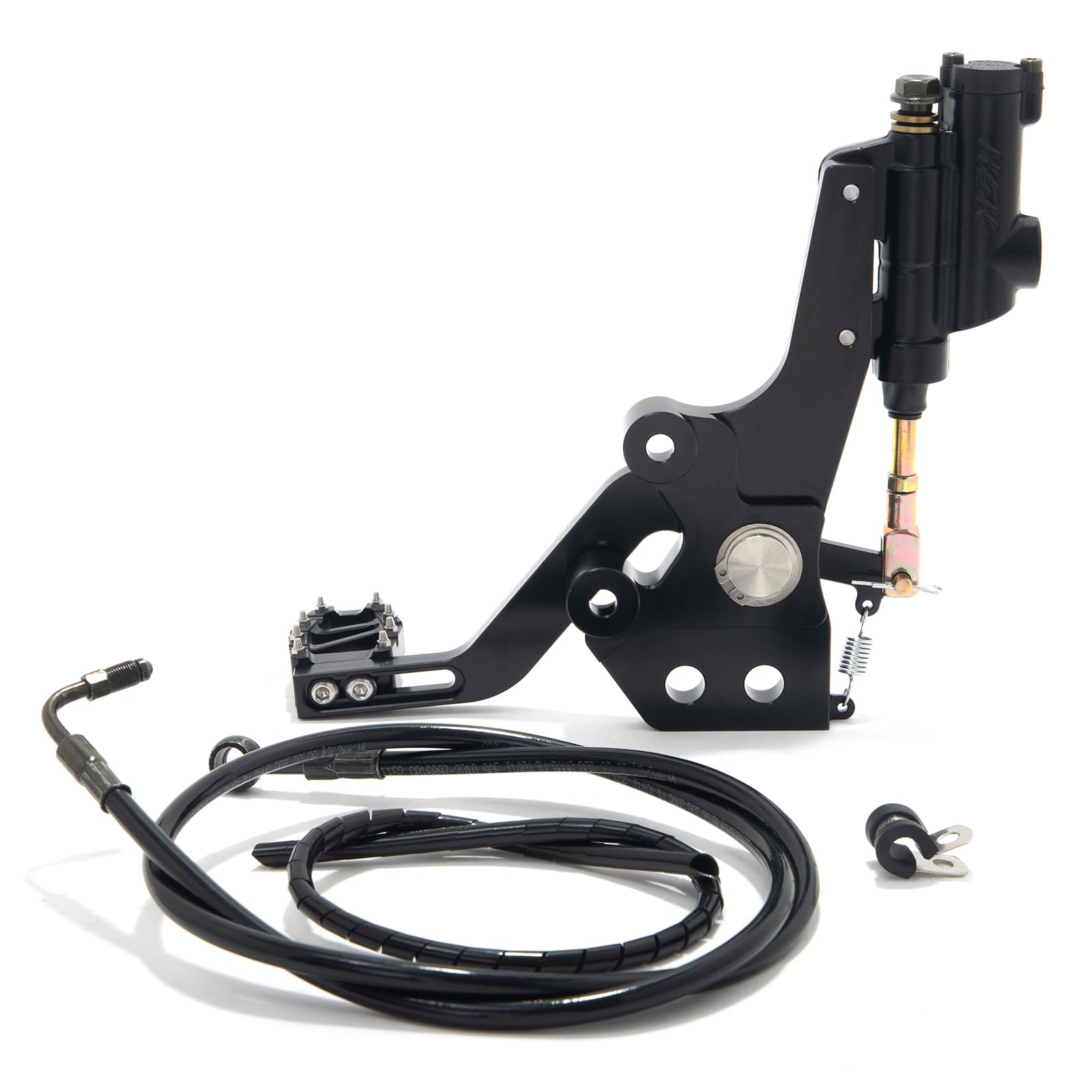 TOFR Hydraulic Rear Foot Brake Dual Caliper Bracket for Talaria Sting MX3 / R MX4 Mineral Oil Aluminum