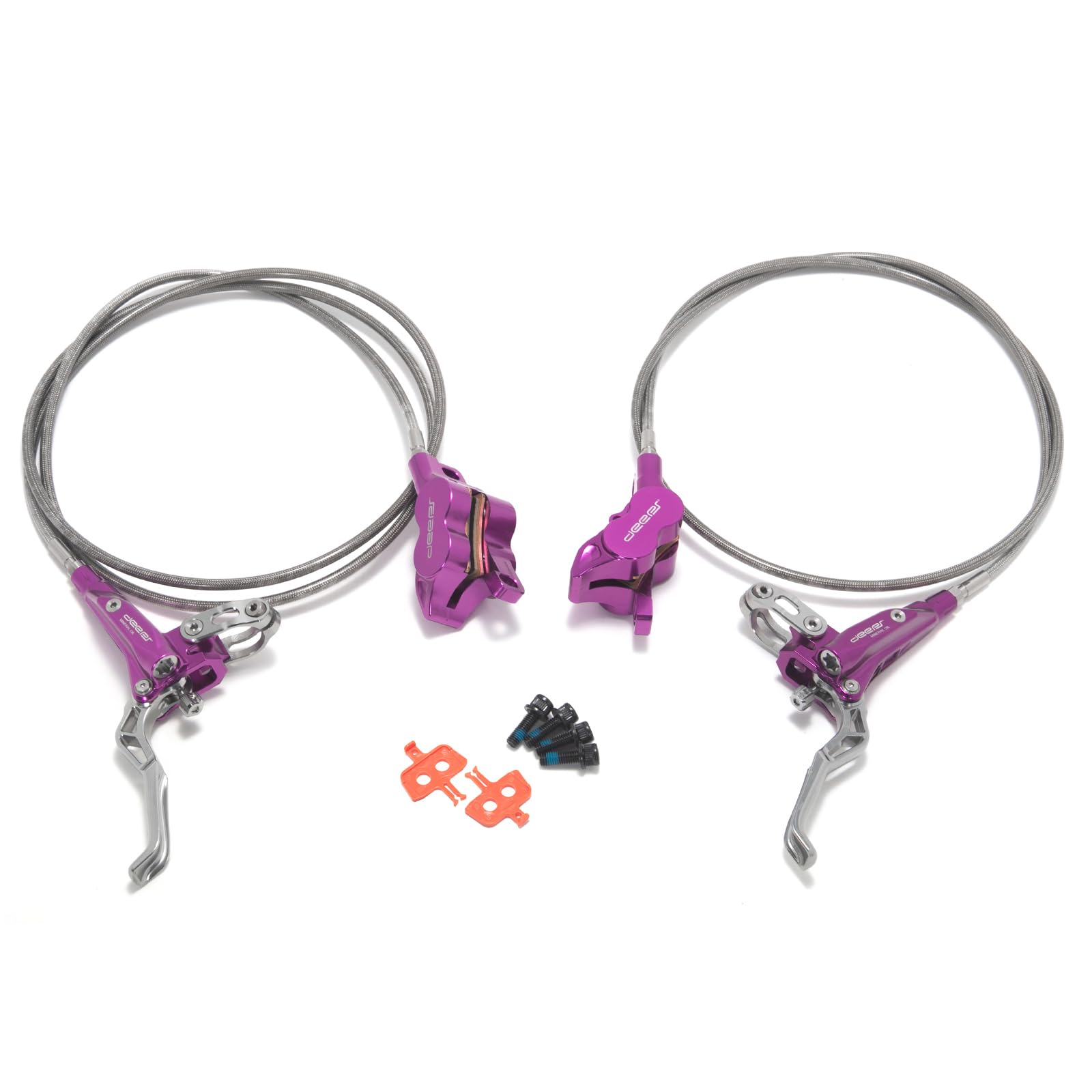 TOFR Front Rear Brake Kit for Sur-Ron Light Bee X for Talaria XXX for Talaria Sting MX3 / R MX4 for Segway X160 X260 / 79Bike Falcon M/E Ride Pro-SS Upgraded