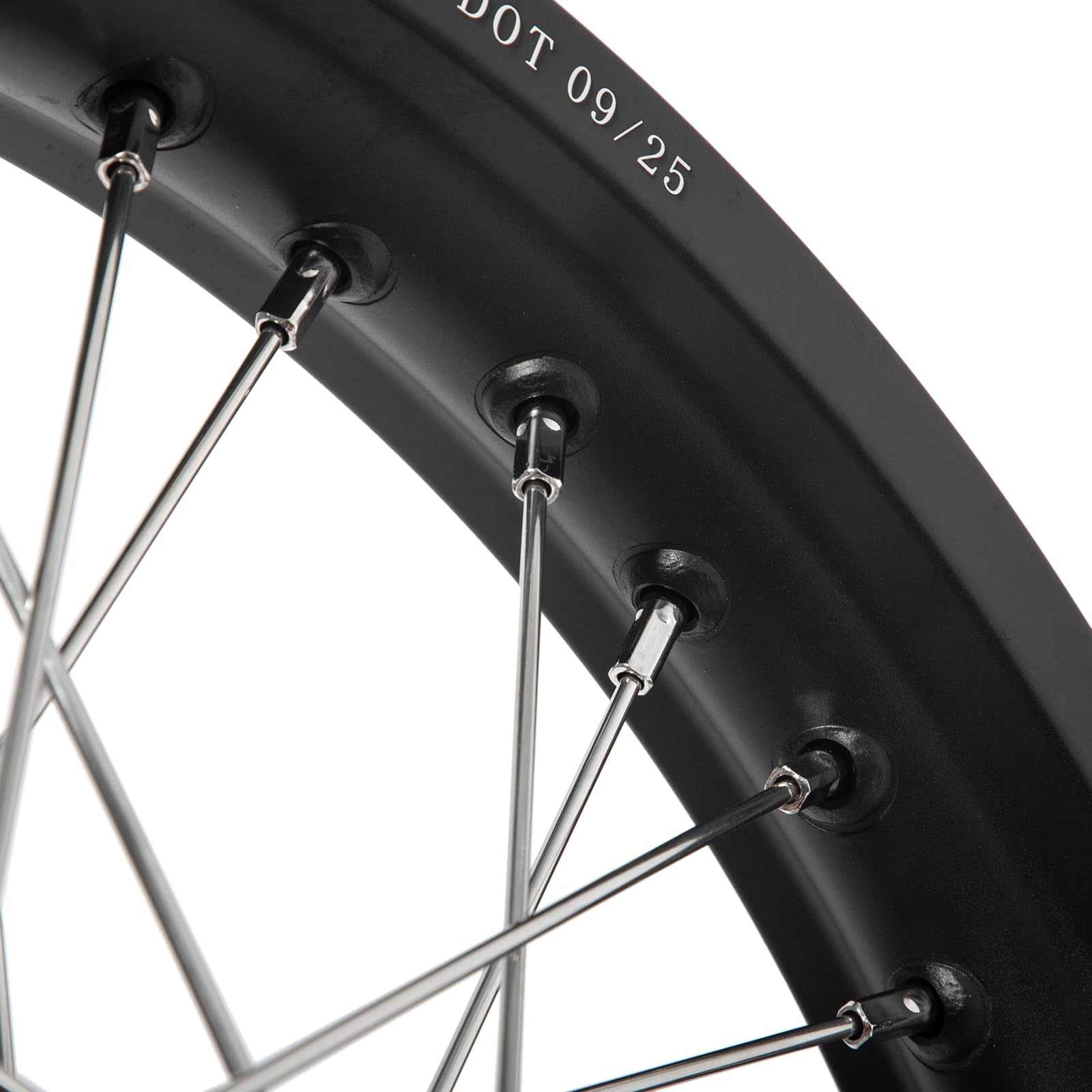 TOFR 17" Front Rear Spoke Wheels Rims Hubs Set for Surron Light Bee LBX Aluminum