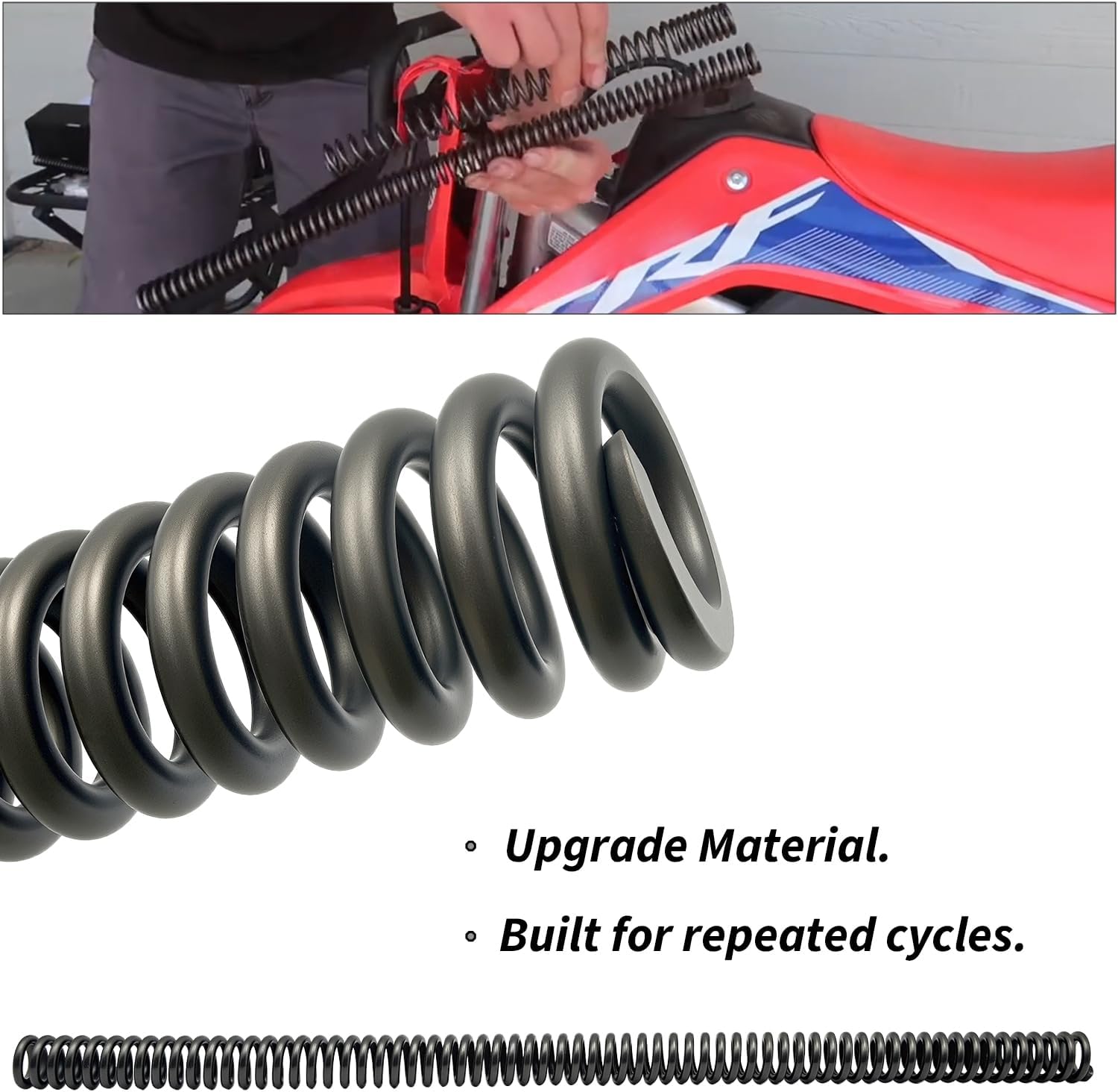 Heavy Duty Front Fork Spring for CRF110 CRF110F 2013-2026 OEM# 650-HCF-1105