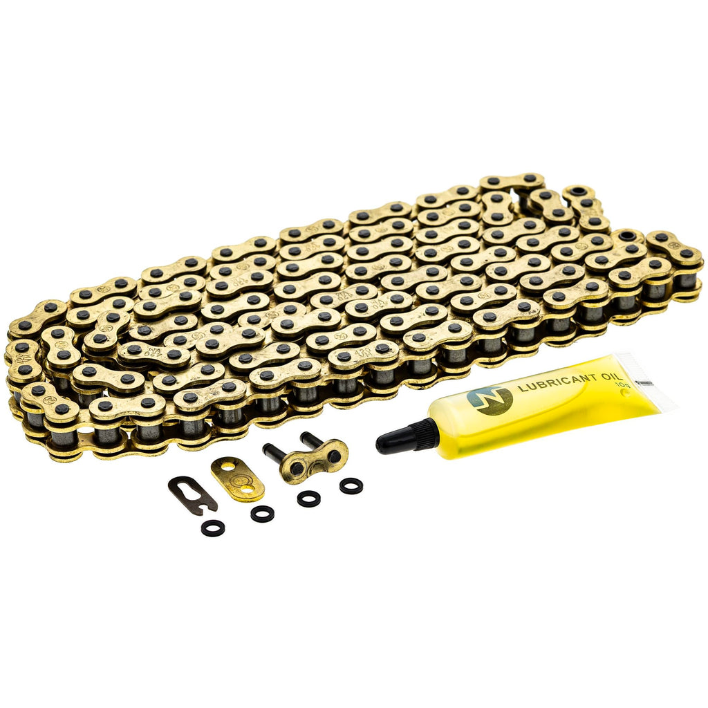 NICHE Gold 420 X-Ring Chain 108 Links with Connecting Master Link