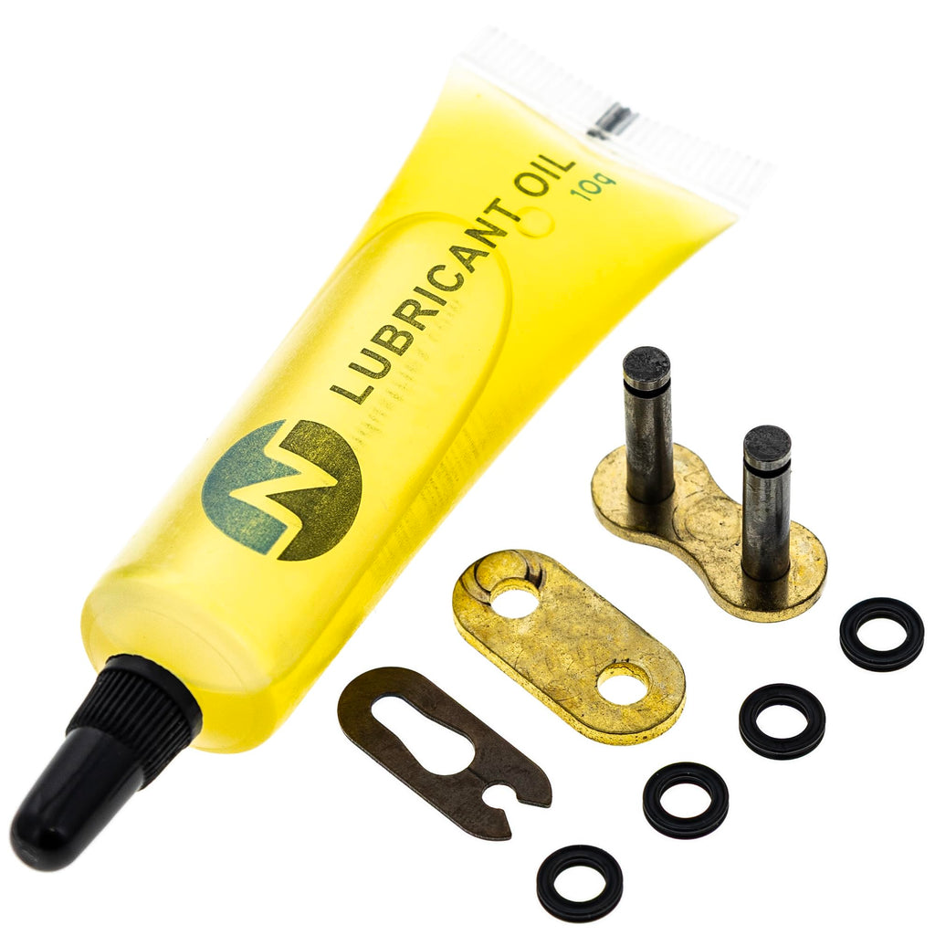 NICHE Gold 420 X-Ring Chain 108 Links with Connecting Master Link