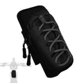 Motorcycle Frame Bag, Tear-Resistant Polyester Bike Phone Bag Magnetic Flip Design Dirtbike Pouch Accessories for Surron Talaria & E-Ride Pro Electric Ebike Vehicles (Black)