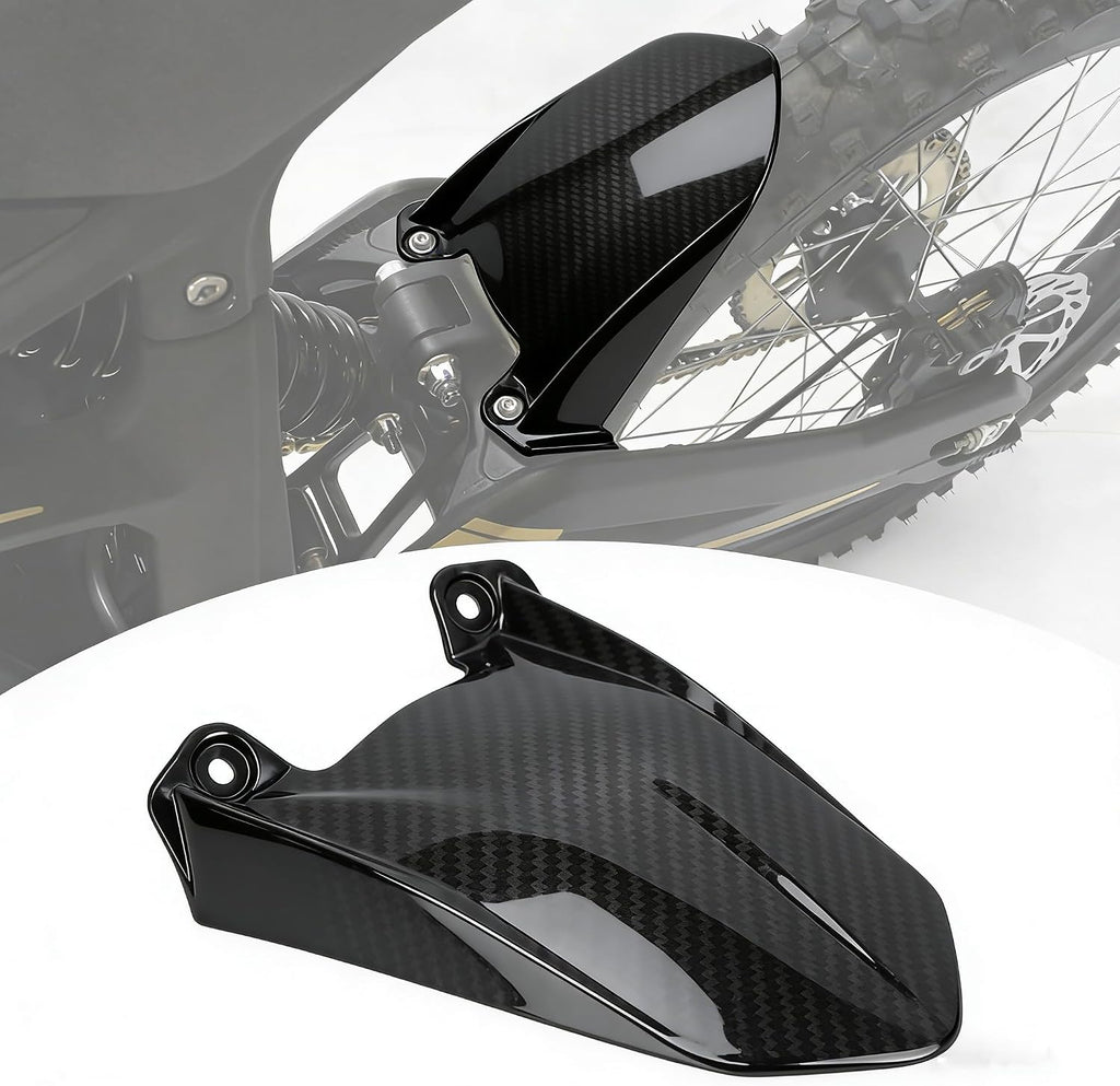 CHANGCHENG Rear Fender Mudguard Talaria Sting MX3/MX4/MX5 | Motorcycle Carbon Fiber Pattern Fender Protector for Talaria Sting MX3/MX4/MX5 Electric Dirt Bike