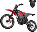 IN10 Pro Electric Dirt Bike, 5500 Peak Mid- Drive Motor, 80KMH Max Speed Ebike, 60V 27AH Bttery with 60 Miles Max Range, 17''/14'' Off-Road Tires, Hydraulic Brakes & Dual Shock Absorption
