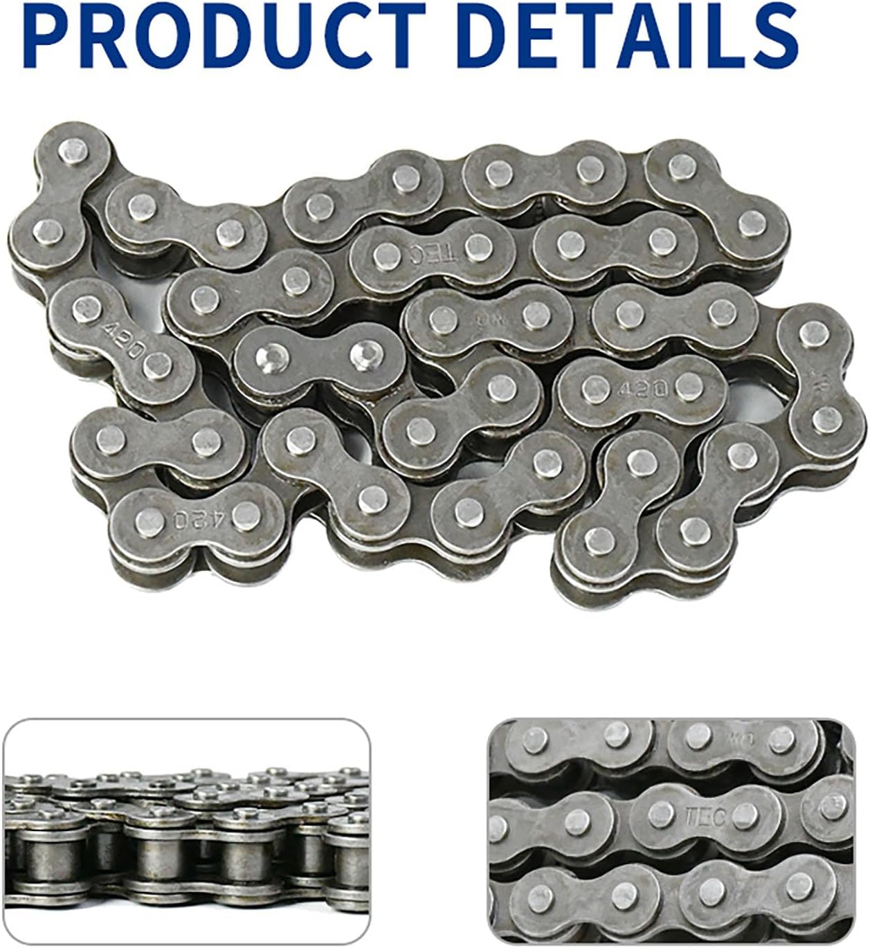 Drive Sprocket Chain Combo,Gear Chain Set for Surron Light Bee X,Segway X160/260,420 Chain 30 13 Tooth Rear Front Sprocket,Chain Sprocket Conversion Kit for Modified Dirt Bike and Replacement