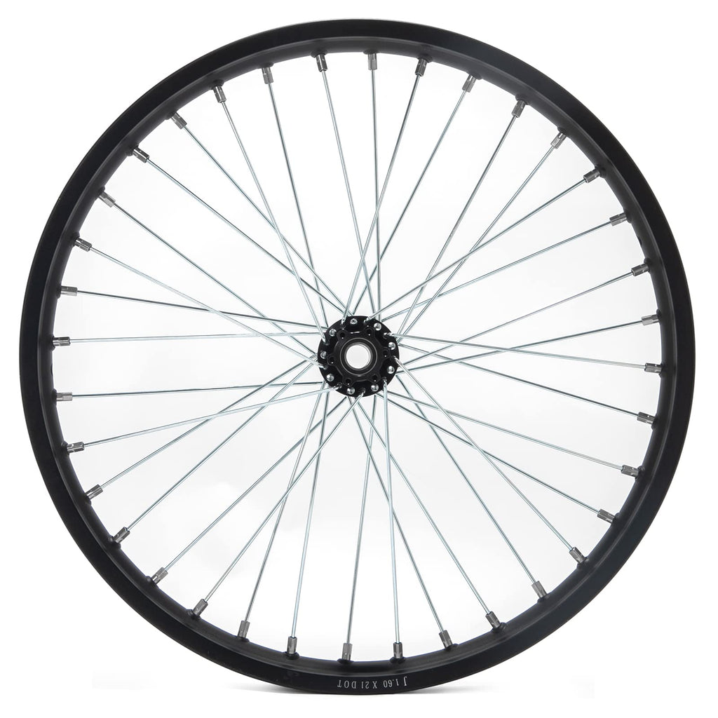 TOFR 17" Front Rear Spoke Wheels Rims Hubs Set for Surron Light Bee LBX Aluminum