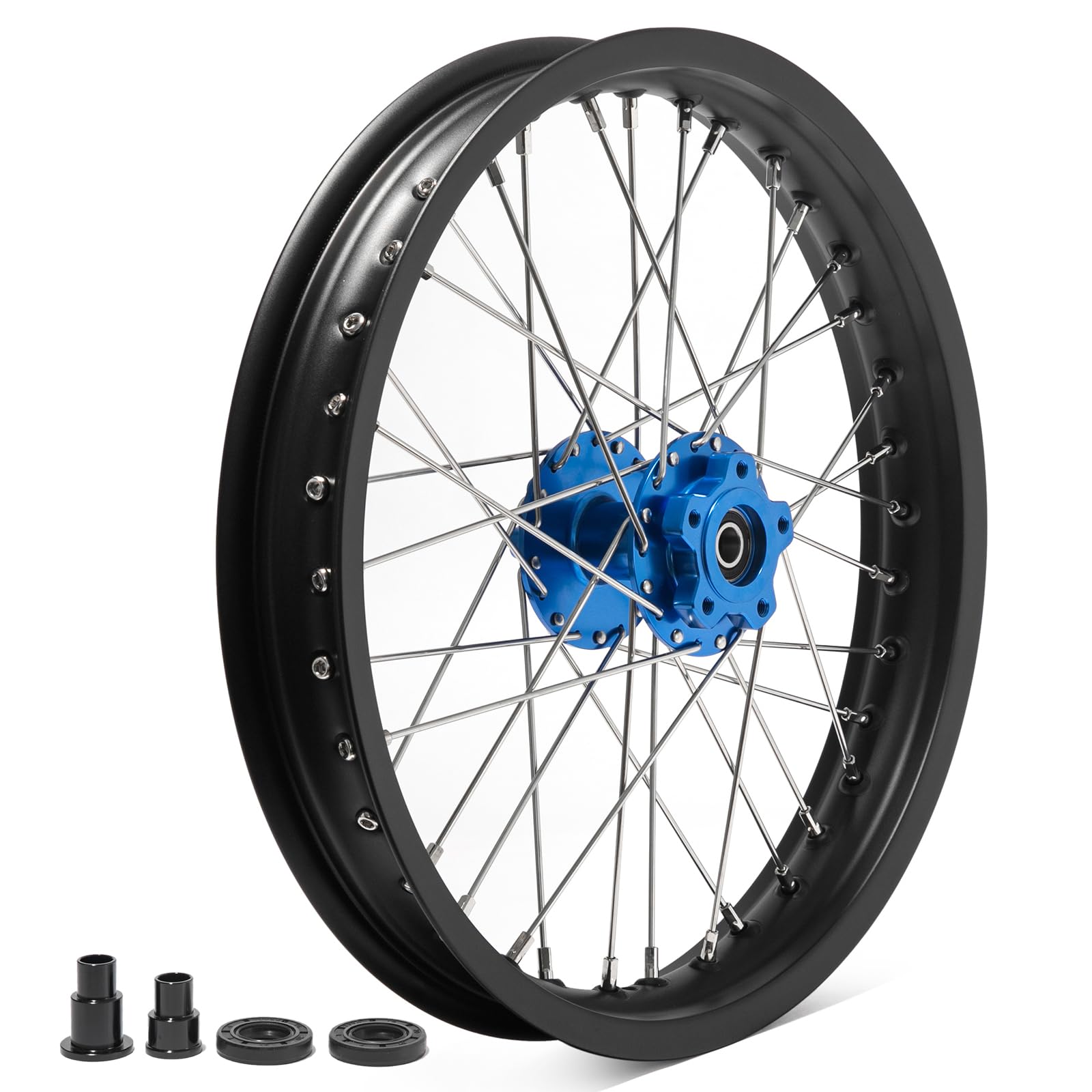 TOFR 12" x 2.15" Rear Wheel Rim Spoke Hub for Surron SUR-RON Light Bee X LBX for Segway X160 X260