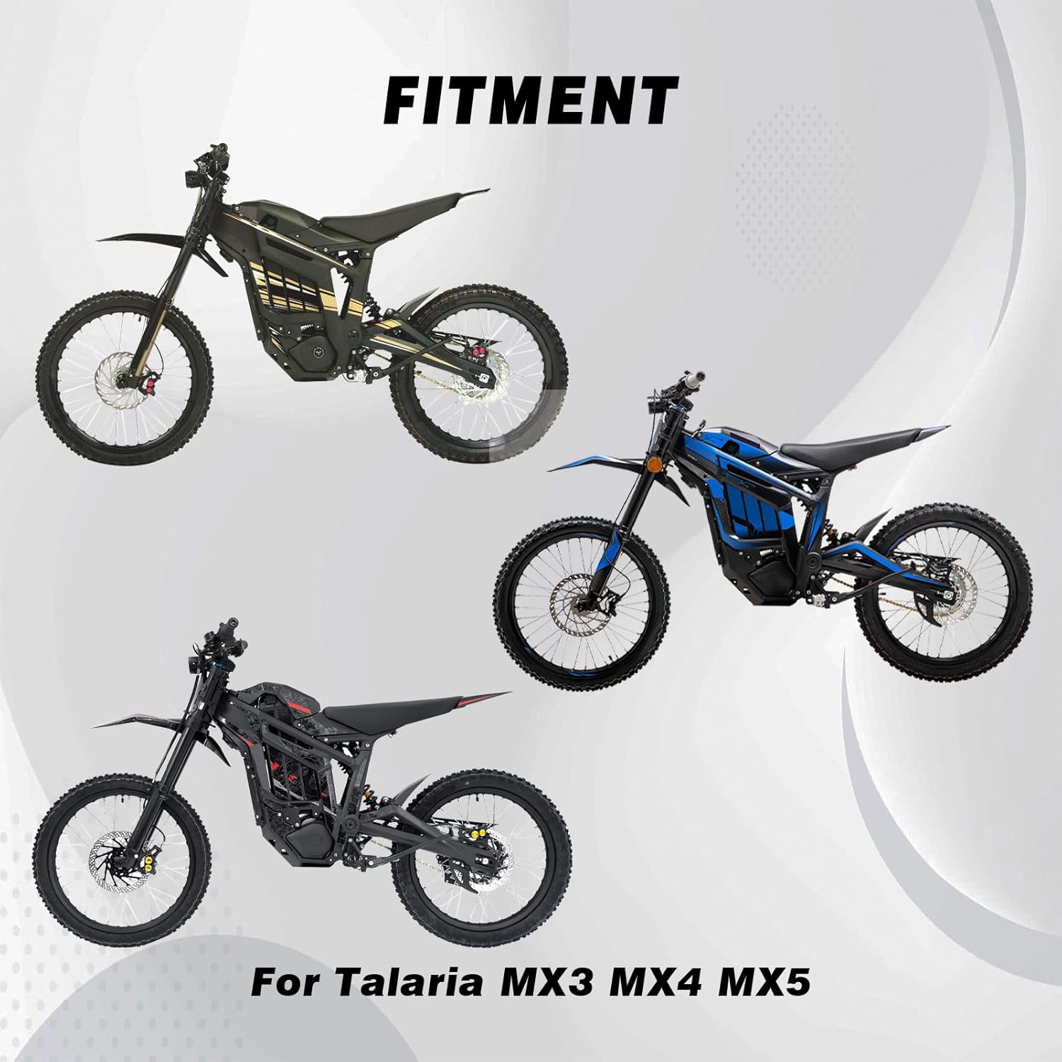 CHANGCHENG Motorcycle Foot Bracket Foot Pegs Bracket Brace CNC Aluminum Electric Dirt Bike Foot Support Rod for Talaria Sting MX3 MX4 MX5