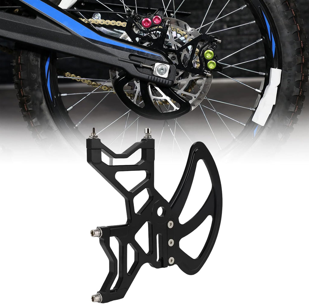 CHANGCHENG Dirt Bike Rear Brake Disc Guard Talaria Caliper Bracket Guard for Talaria Sting MX3 MX4 Electric Dirt Bike Black