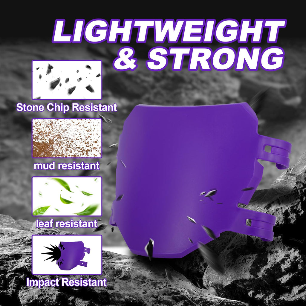 Electric Dirt Bike Downhill Number Plate Front License for Ridstar Q20 Surron Light Bee LBX Talaria Sting MX3/R MX4 MX5 Talaria XXX E-Ride Pro SR S SS 2.0 3.0 Tutti Soleil 01 (Purple)
