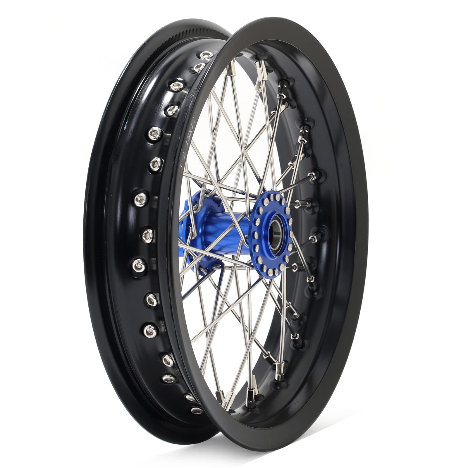 TOFR 17" Front Rear Spoke Wheels Rims Hubs Set for Surron Light Bee LBX Aluminum