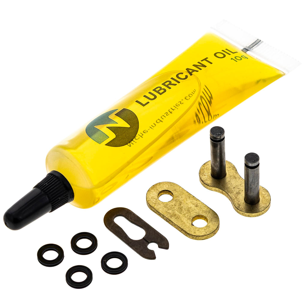 NICHE Gold 420 X-Ring Chain 108 Links with Connecting Master Link