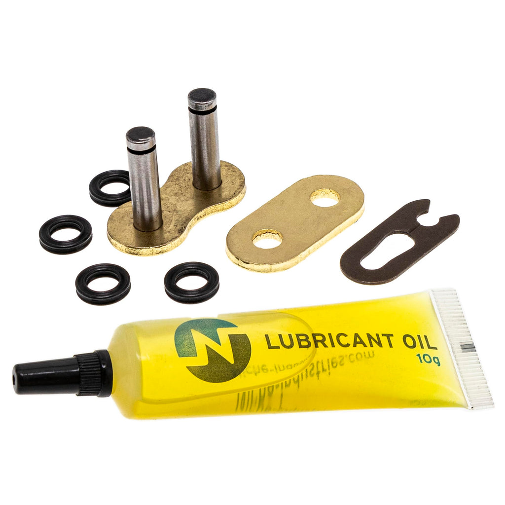 NICHE Gold 420 X-Ring Chain 108 Links with Connecting Master Link