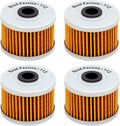 Road Passion Oil Filter for KSR110 2002-2011 KLX110 2002-2016 KLX140 2008-2016 KLX250 1990 1991 1992 KLX250R 1991-1997(pack of 4)