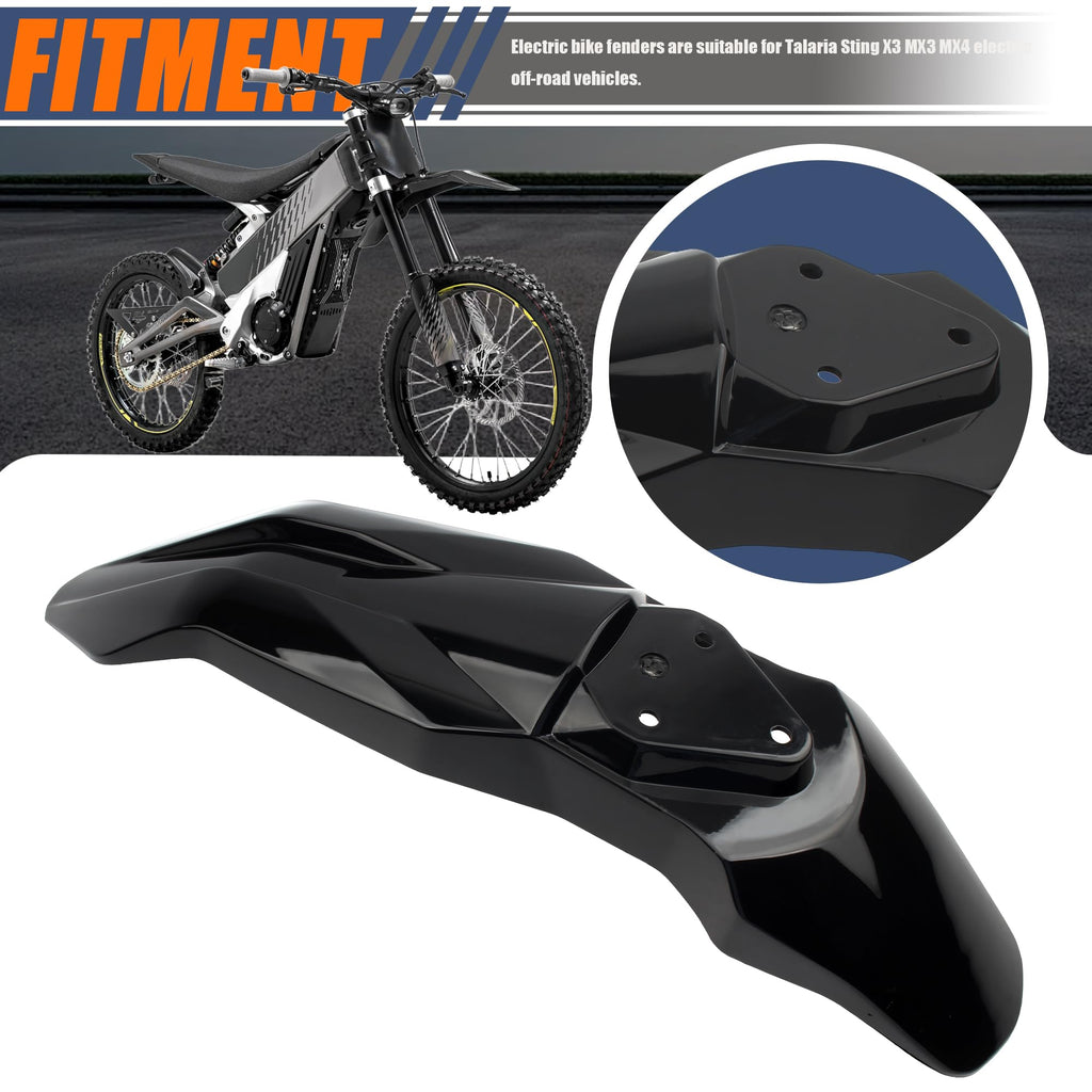 Short Rear Fender Protector,Talaria Rear Mudguard For MX3 MX4 Electric Dirt Bike EBike - Carbon Fiber