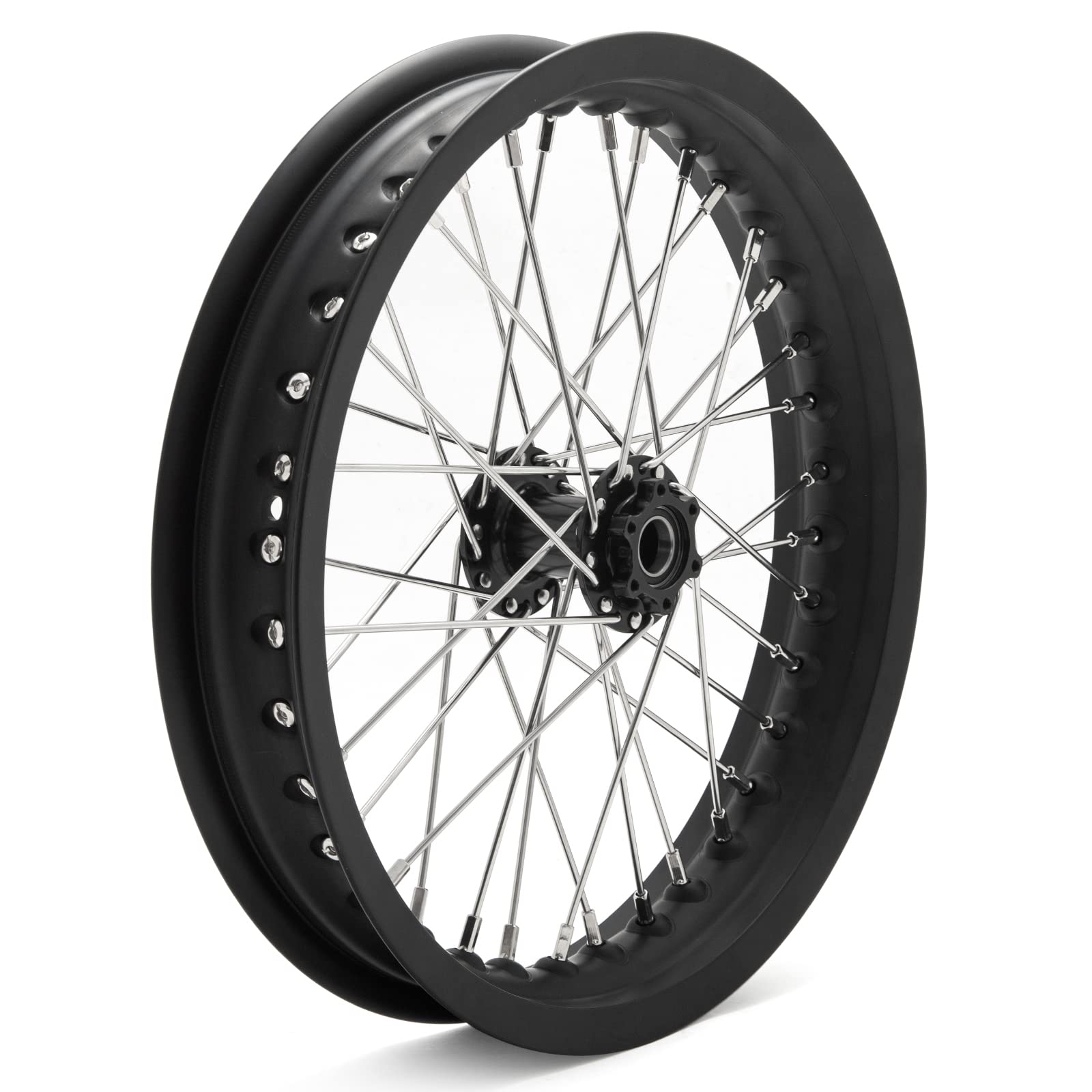 TOFR 12" x 2.15" Rear Wheel Rim Spoke Hub for Surron SUR-RON Light Bee X LBX for Segway X160 X260