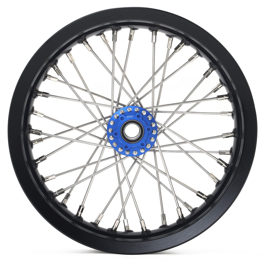 TOFR 17" Front Rear Spoke Wheels Rims Hubs Set for Surron Light Bee LBX Aluminum