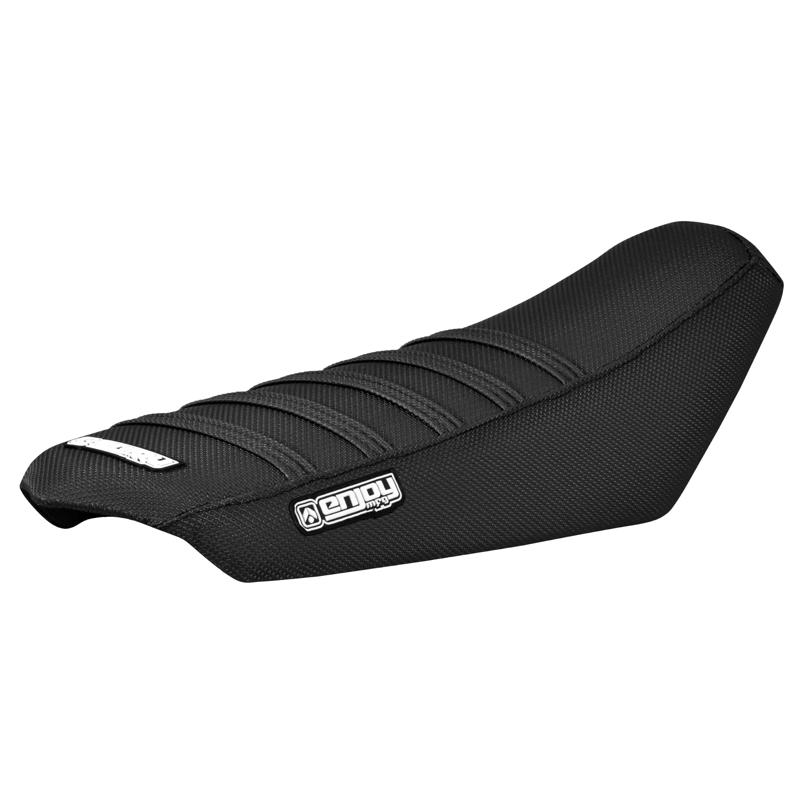 Enjoy Mfg Seat Cover - Compatible with Talaria Sting Electric Motorcycle #362 (Black w/Grey Ribs)