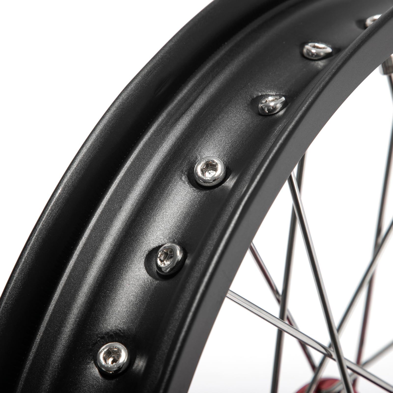 TOFR 17" Front Rear Spoke Wheels Rims Hubs Set for Surron Light Bee LBX Aluminum