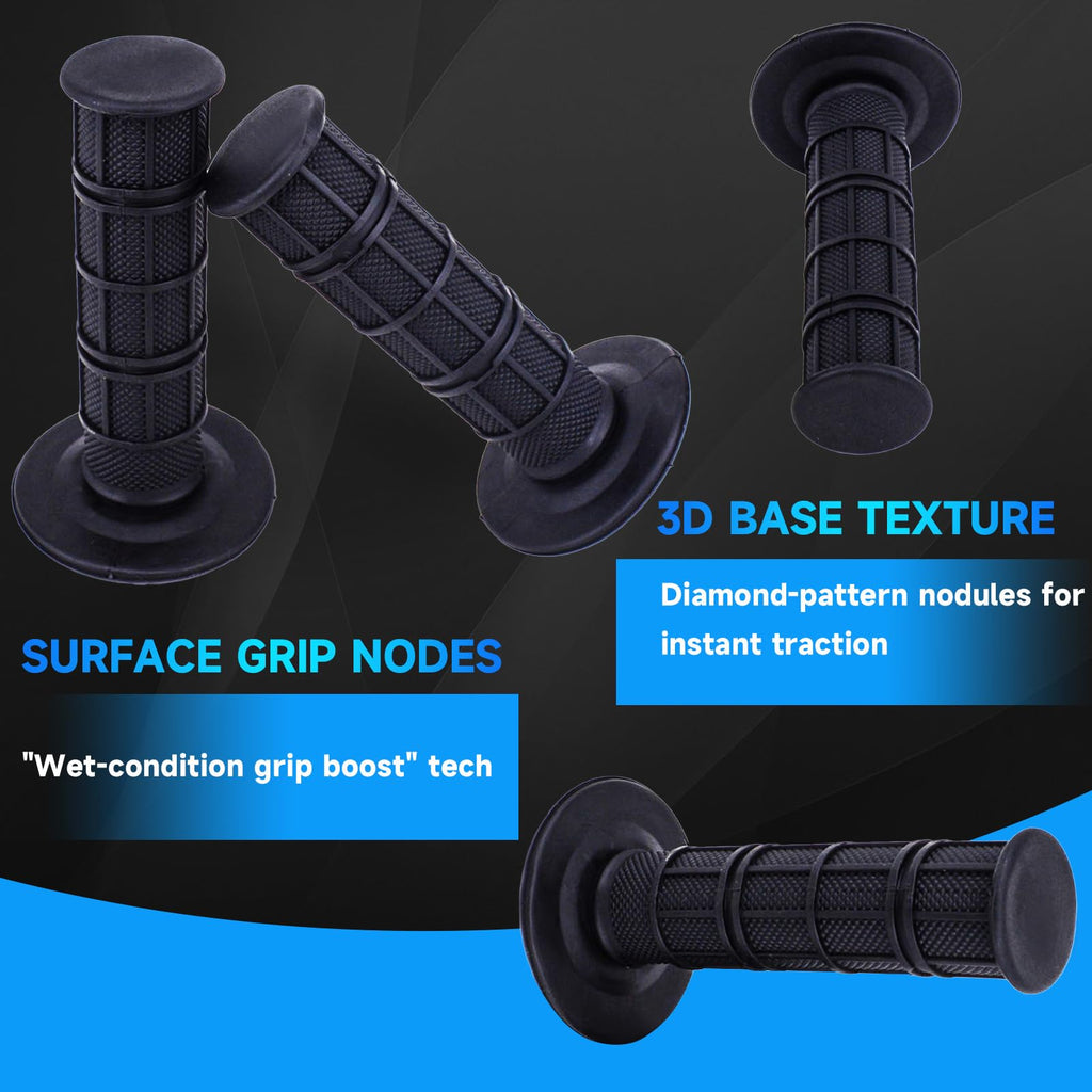 Sur Ron Handlebar Grips, 7/8" Rubber Handle Grips Universal for Surron LBX Talaria Sting R MX3/R MX4 Talaria X3 XXX E-Ride Pro SS/S Electric Dirt Bike