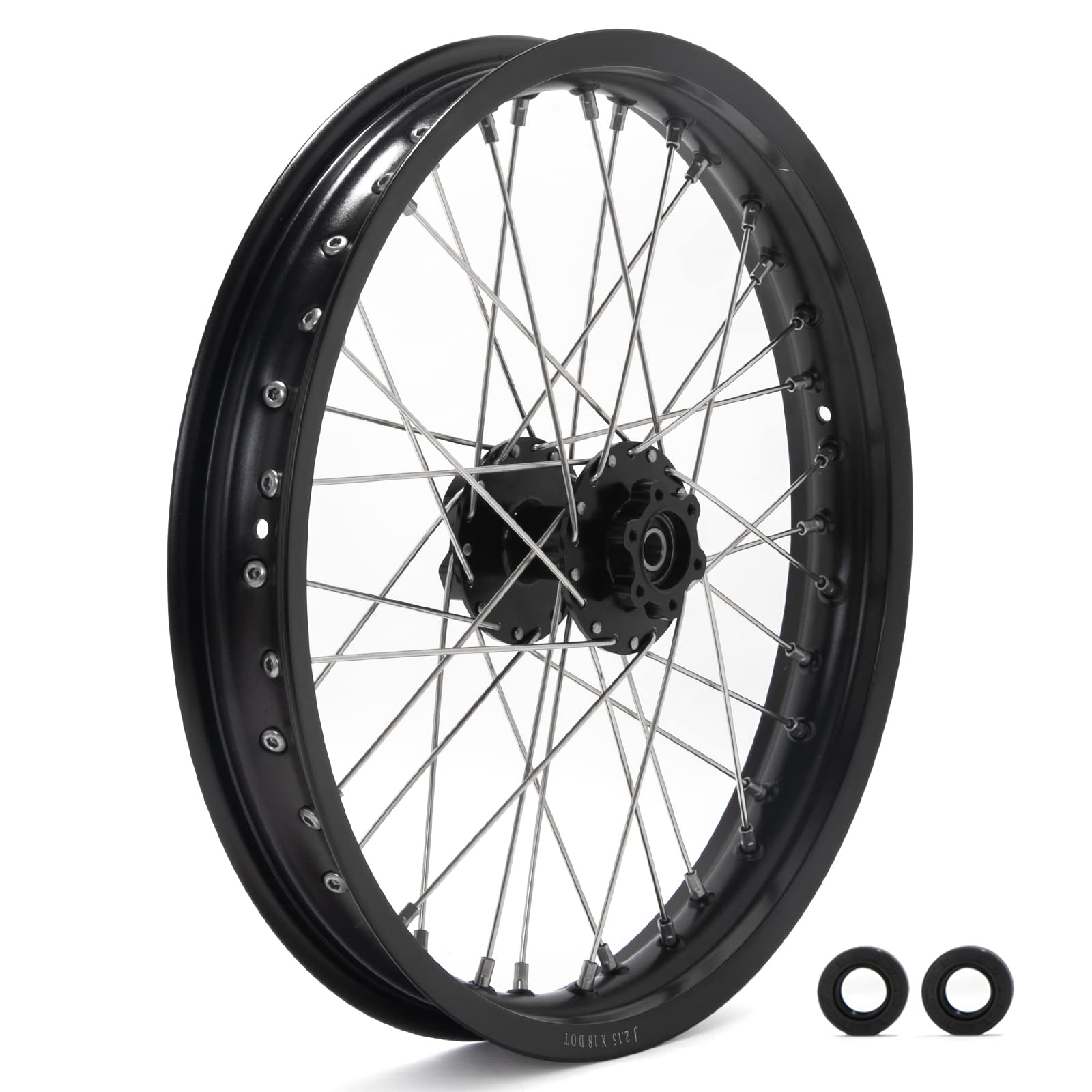 TOFR 12" x 2.15" Rear Wheel Rim Spoke Hub for Surron SUR-RON Light Bee X LBX for Segway X160 X260