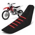 Ribbed Dirt Bike Seat Cover Gripper Soft for CRF 110 125F CRF110F CRF125F 2023 2024 2025 Pit Bike Non-Slip Surface Protector Black