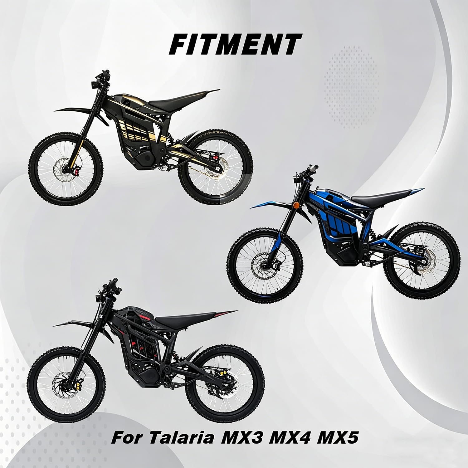 CHANGCHENG Engine Case Saver Talaria Engine Cover Aluminum for Talaria Sting MX3 MX4 MX5 Electric Dirt Bike Black