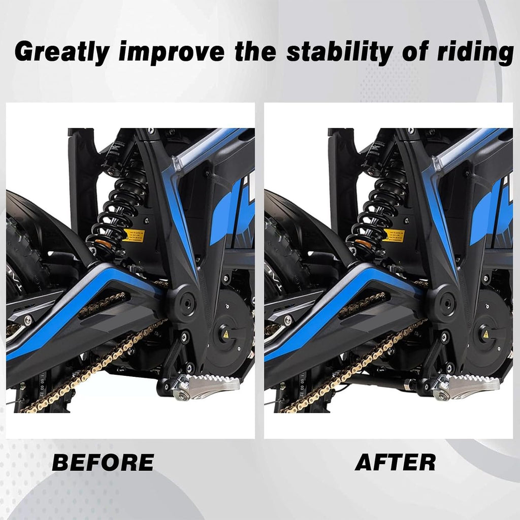 CHANGCHENG Motorcycle Foot Bracket Foot Pegs Bracket Brace CNC Aluminum Electric Dirt Bike Foot Support Rod for Talaria Sting MX3 MX4 MX5