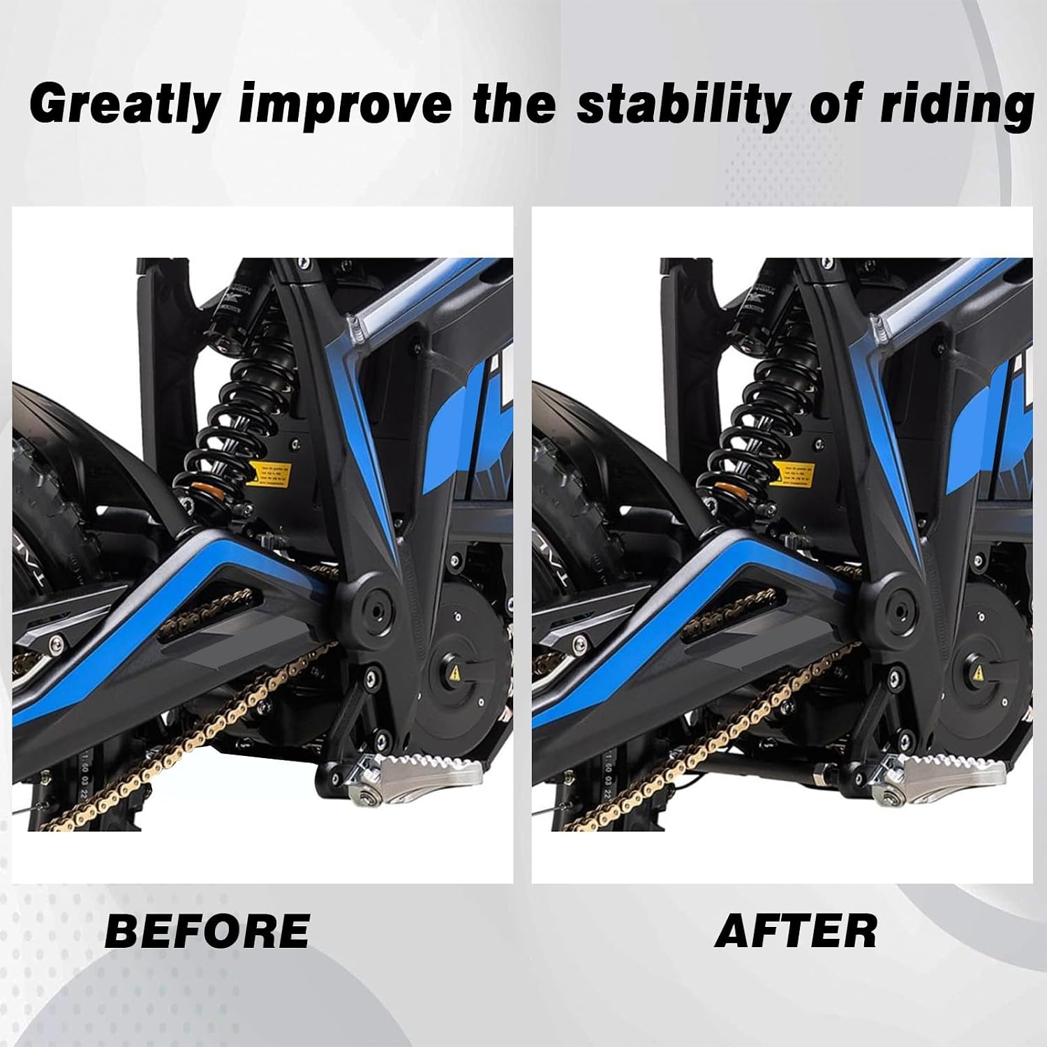 CHANGCHENG Motorcycle Foot Bracket Foot Pegs Bracket Brace CNC Aluminum Electric Dirt Bike Foot Support Rod for Talaria Sting MX3 MX4 MX5