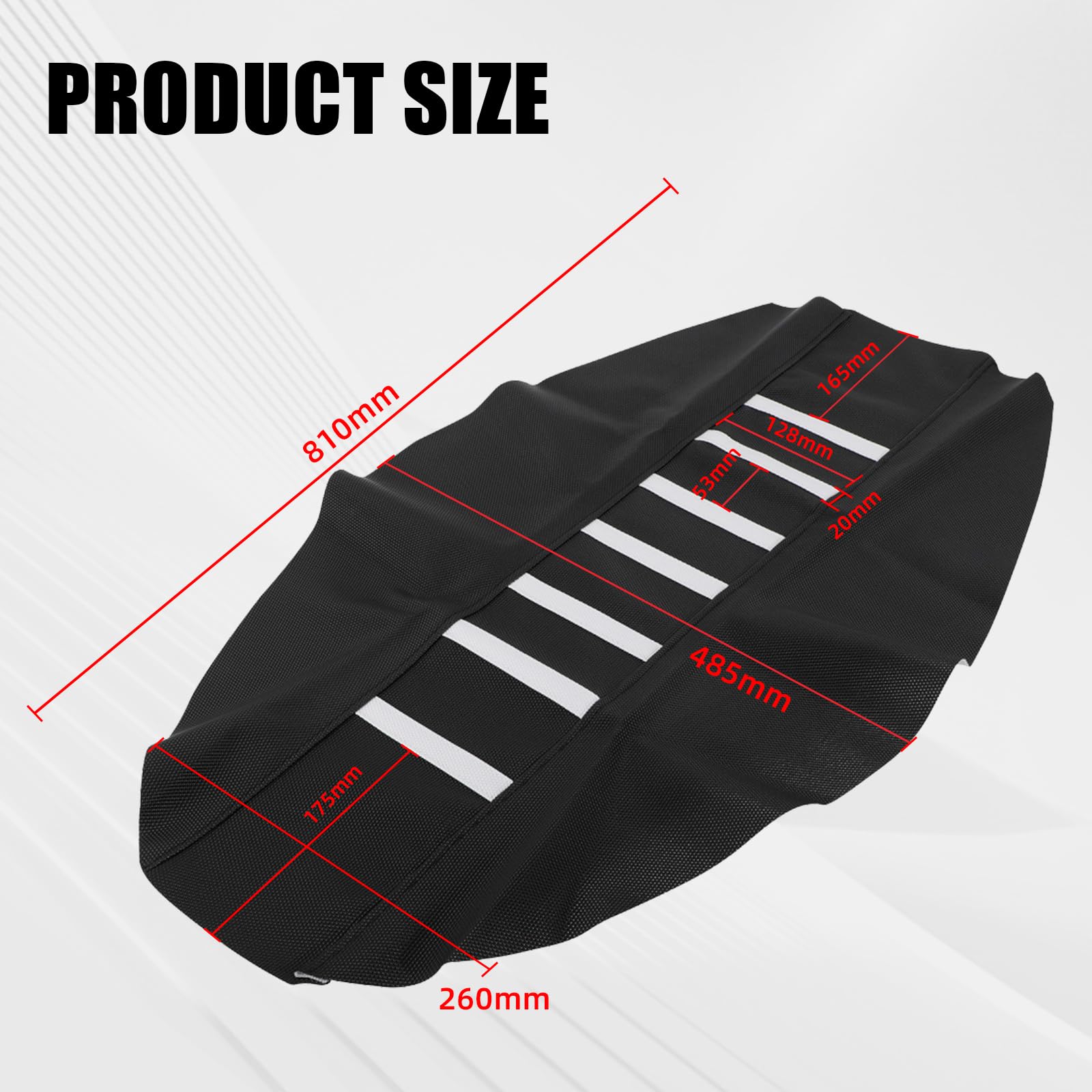 Dirt Bike Seat Cushion,Universal Motorcycle Seat Grips Cover for Most Dirtbike Like CRF 50/CRF 110 110F/CRF 125/CRF 150R/CRF 250F/CR 85/CR125R-Red