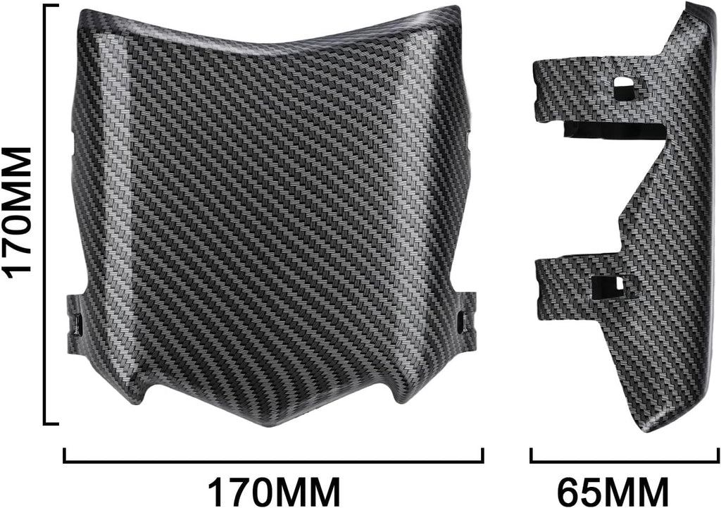 Electric Dirt Bike Hollow Mesh Front Number Plate with 3M Protective Decal for Surron Light Bee X/S,Talaria,Yozma in10,Tuttio,Ridstar Q20 &Super73-Motocross Style Plate to Hide Wire, Ebike Accessories