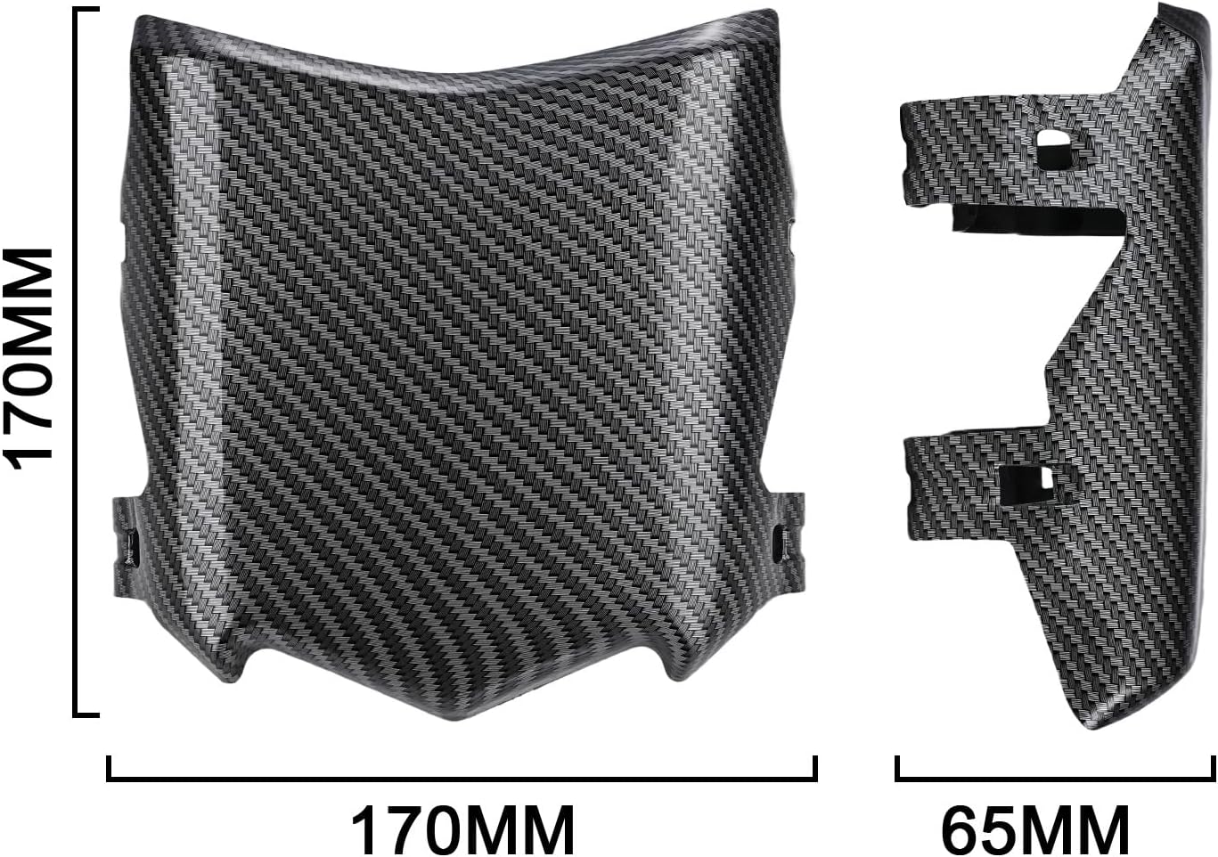 Electric Dirt Bike Hollow Mesh Front Number Plate with 3M Protective Decal for Surron Light Bee X/S,Talaria,Yozma in10,Tuttio,Ridstar Q20 &Super73-Motocross Style Plate to Hide Wire, Ebike Accessories
