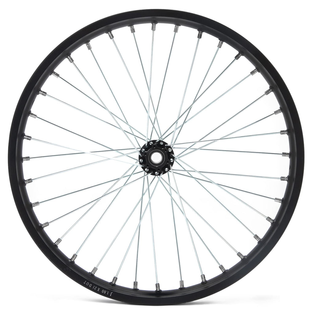 TOFR 17" Front Rear Spoke Wheels Rims Hubs Set for Surron Light Bee LBX Aluminum