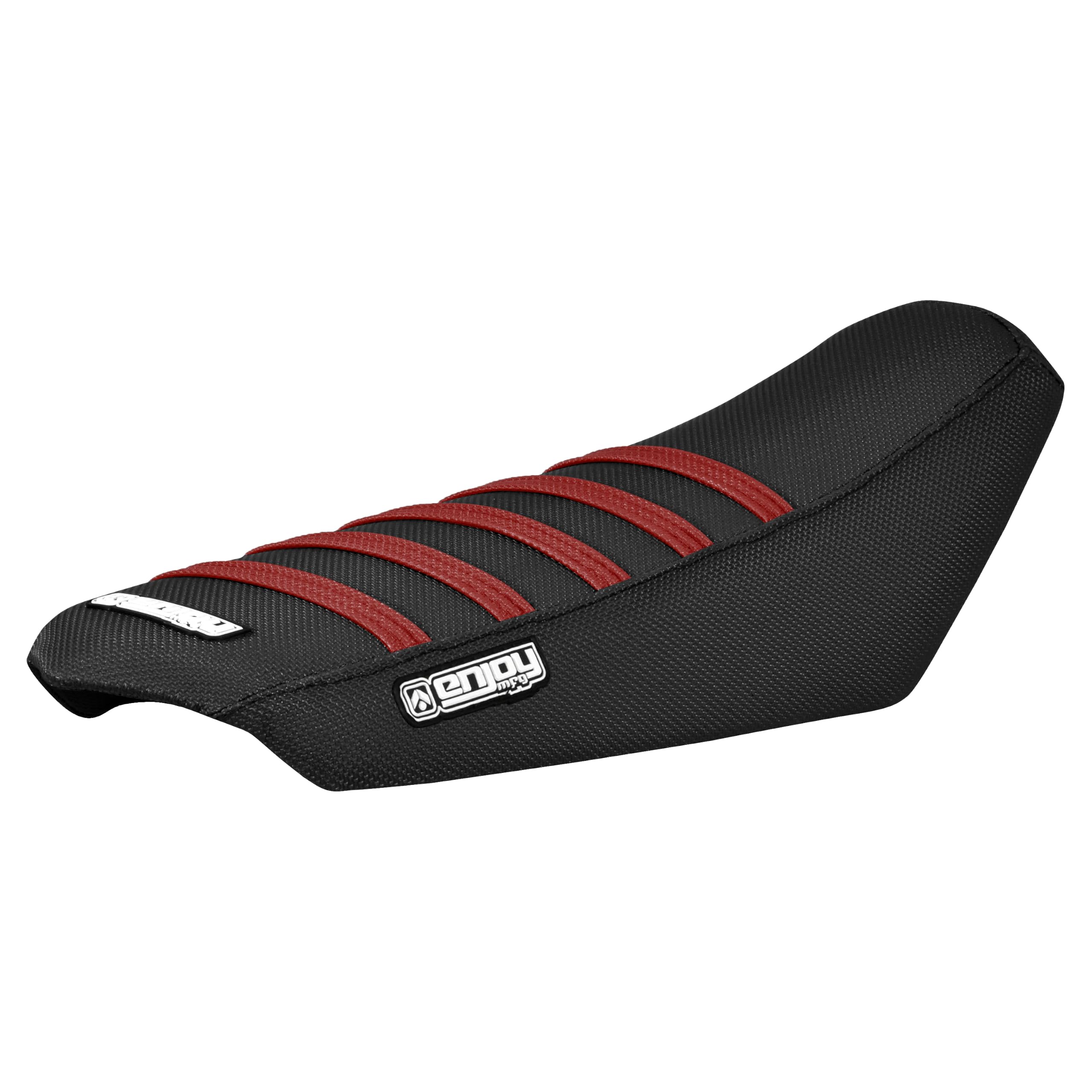 Enjoy Mfg Seat Cover - Compatible with Talaria Sting Electric Motorcycle #362 (Black w/Grey Ribs)