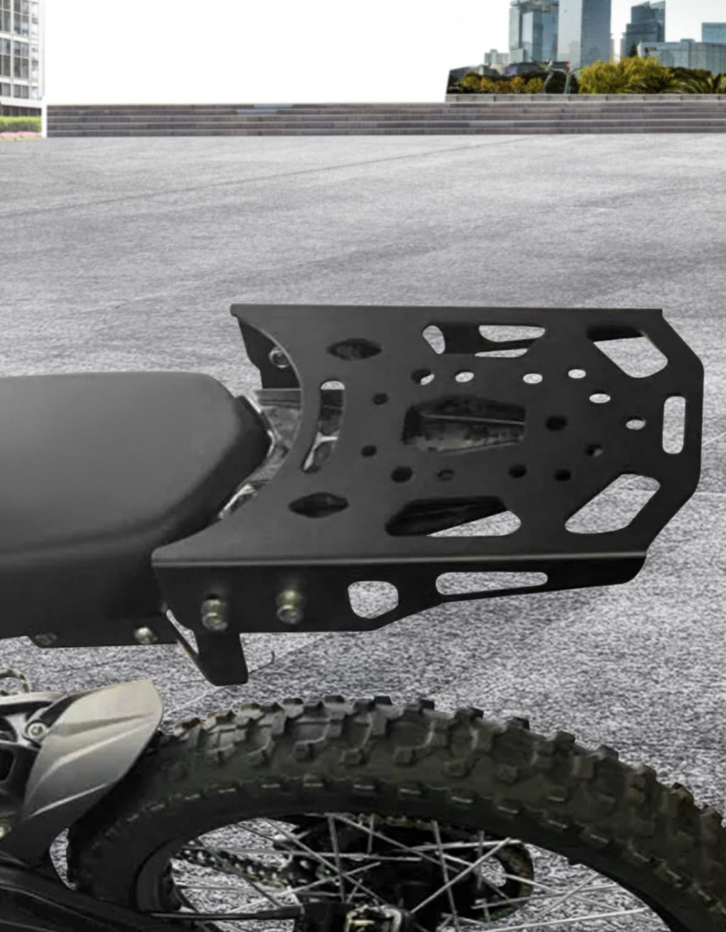 Rear Luggage Rack Fit for Talaria Sting MX3 /Talaria Sting R MX4 Rack | Rear Cargo Carrier Tail Storage Top Cargo Support Plate
