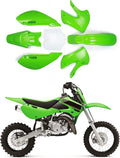 ABS KLX110 Plastic Fairing Kit - Motorcycle Fender Fairing Body Work Kit Set For KLX-110 KLX110 2002-2013 KX-65 KX65 2000-2013 DRZ-110 DRZ110 2003-2005 Dirt Pit Bike