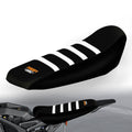 Gripper Dirt Bike Seat Cover for Sur Ron Light Bee X/S, Motorcycle Electric Bike Seat Covers (Black-White)