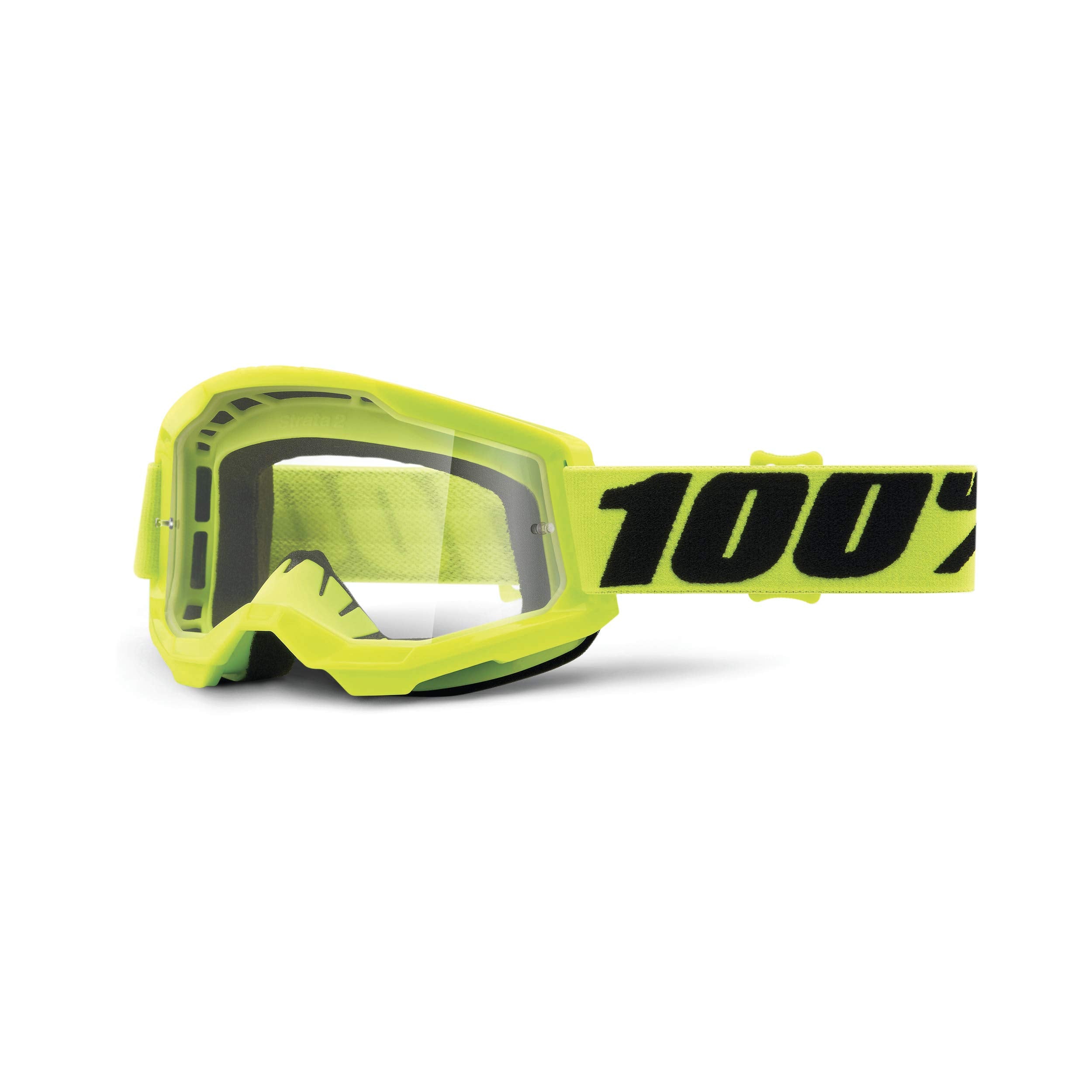 100% Strata 2 Sand Motocross & Mountain Bike Goggles - MX and MTB Racing Protective Eyewear