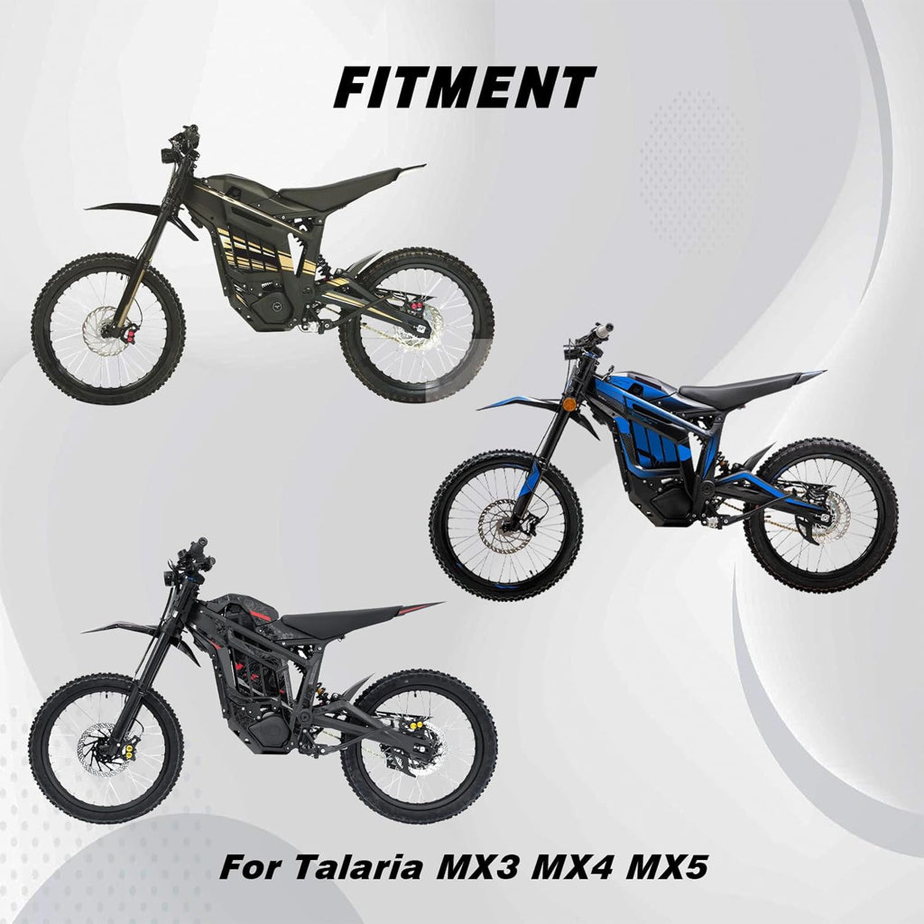 Dirt Bike Rear Foot Pegs for Talaria MX3/MX4/MX5，Passenger Pedal Bracket | CNC Aluminum Rest Footrests for Talaria MX3/MX4/MX5